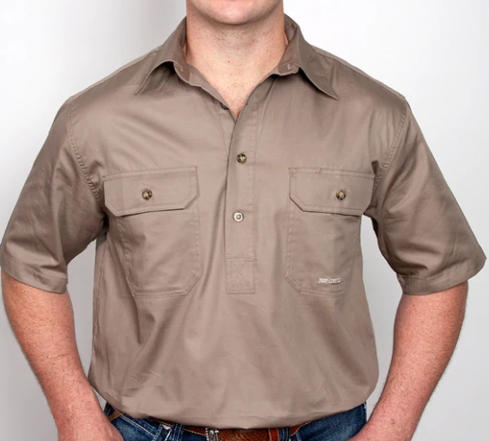 Just Country Mns Adam Short Sleeve Workshirt - Workshirt Sale