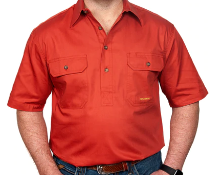 Just Country Mns Adam Short Sleeve Workshirt - Workshirt Sale