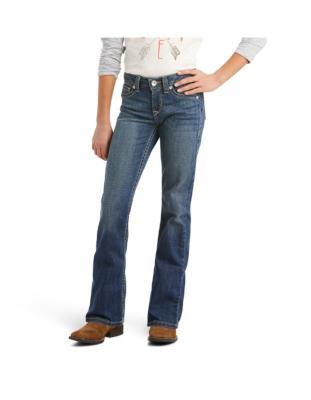 Ariat Gls Real Boot Cut Janet Chill Blue