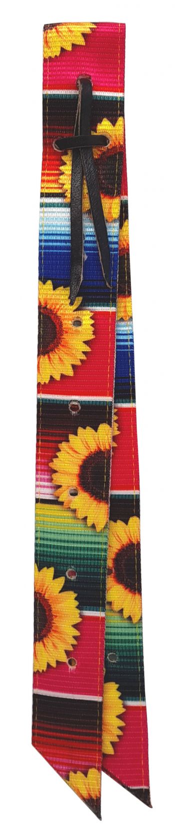Showman ® 18in x 1.75in Premium Quality Serape / Sunflower design Off Billet
