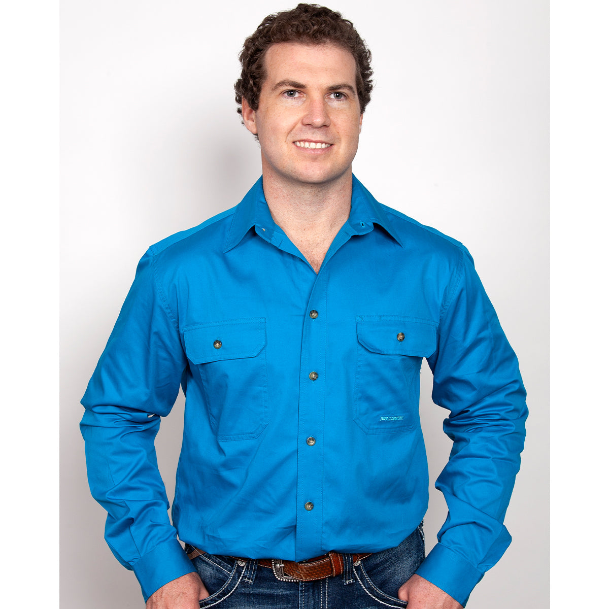 Just Country Mens Evan - Full Button - Workshirt Sale