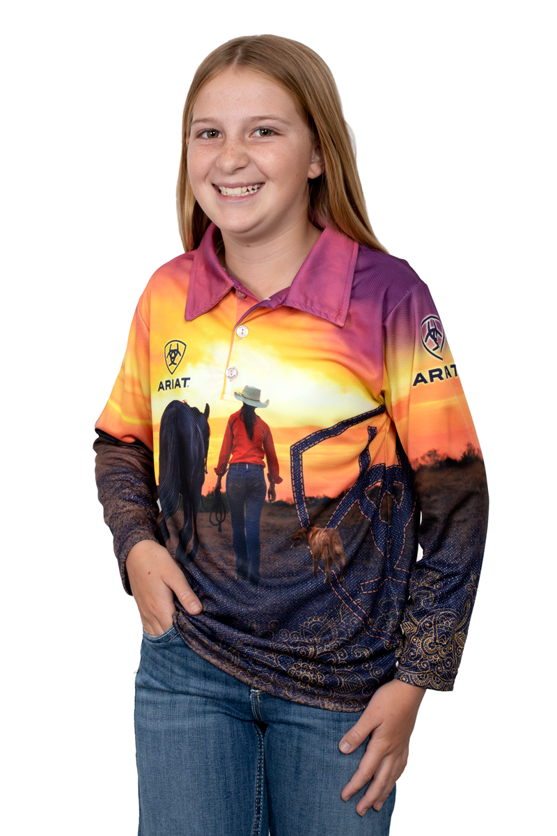 Ariat Gls Fishing Shirt Western Sunset
