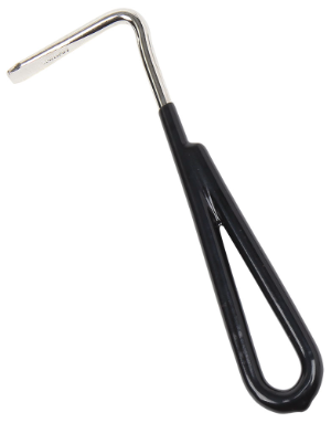 Hoof Pick Pvc Coated Black