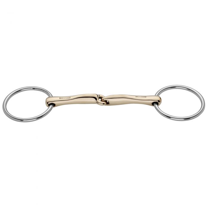 Sprenger Novocontact Loose Ring Snaffle 14Mm Single Joint Sensog W 70Mm Rings