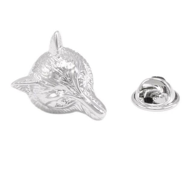 Silver Foxhead Pin