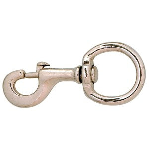 Nickel Plate Heavy Snaphook 27Mm Overall Length 105Mm