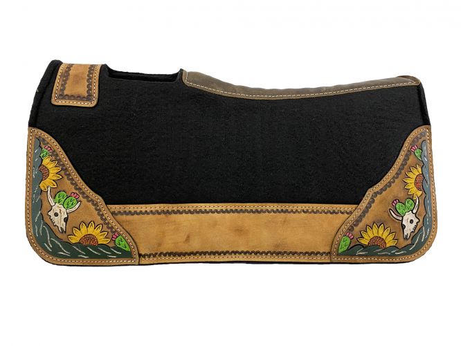 Showman Pad with Sunflower Painted Design
