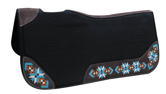 Showman Felt Saddle Pad with Embroidered Design