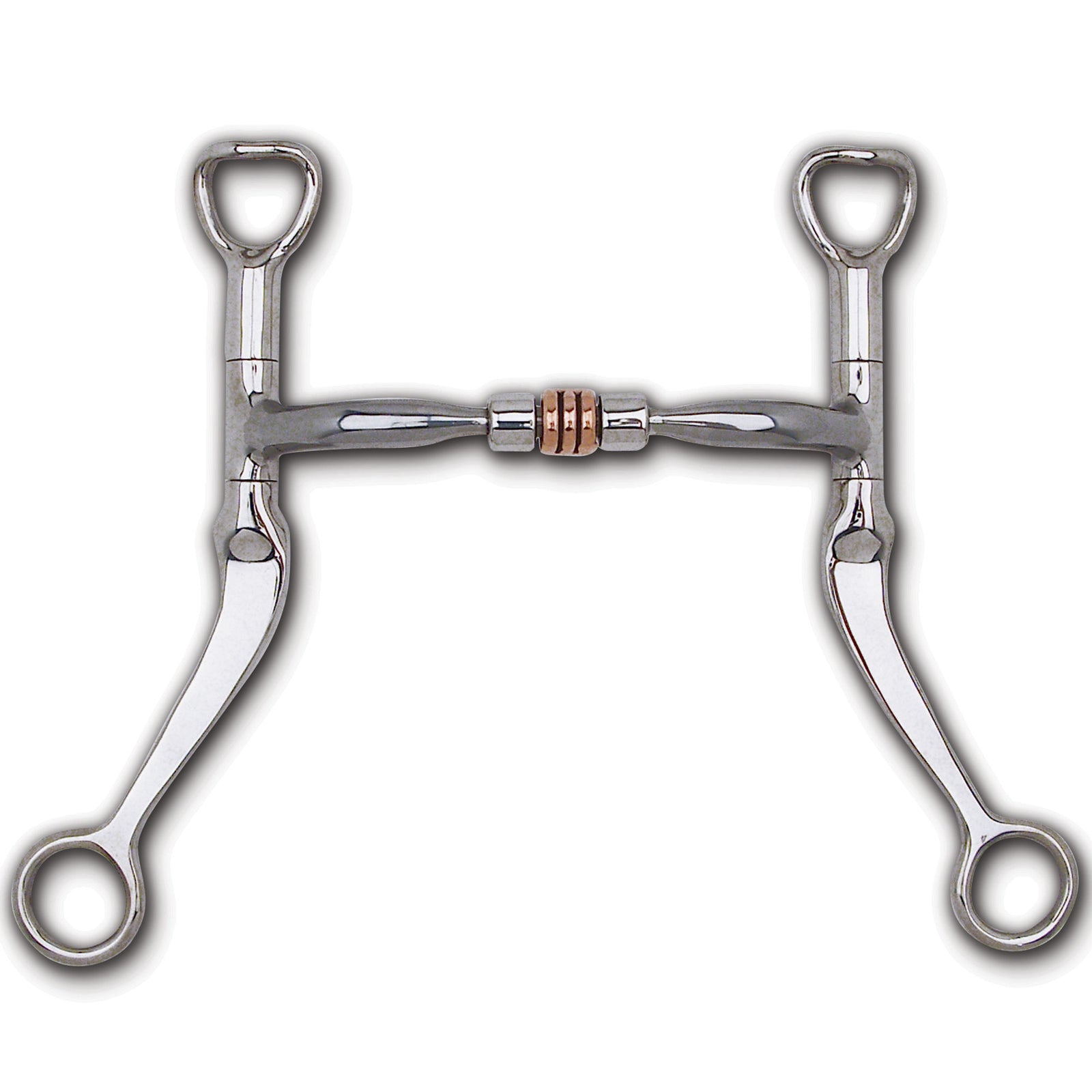Myler Flat Shank with Comfort Snaffle Copper Roller MB 03