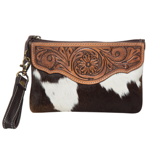 The Design Edge Tooling Cowhide Clutch