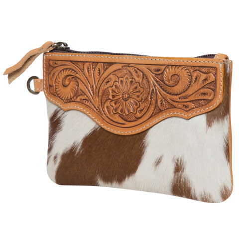 The Design Edge Tooling Cowhide Clutch