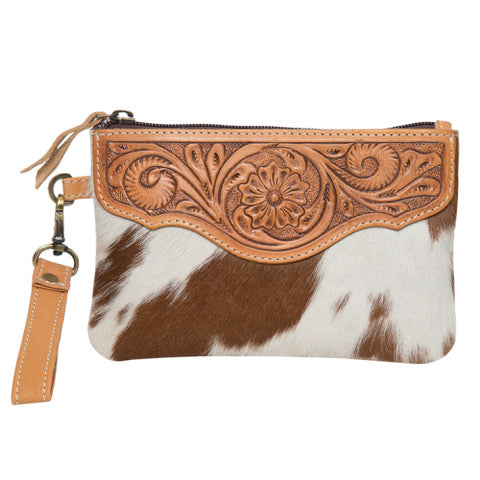 The Design Edge Tooling Cowhide Clutch