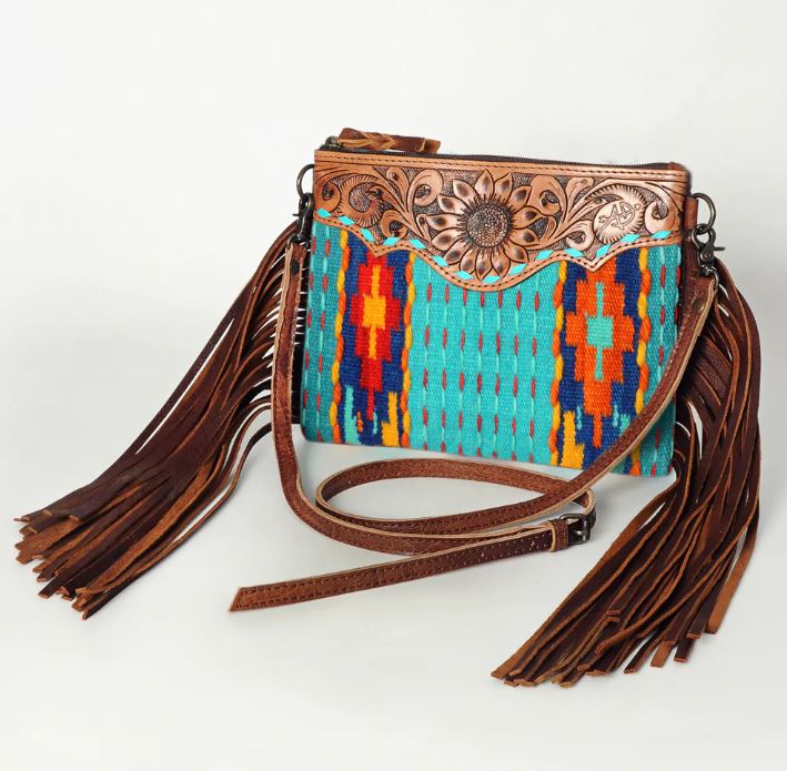 American Darling Saddle Blanket Fringe Tote