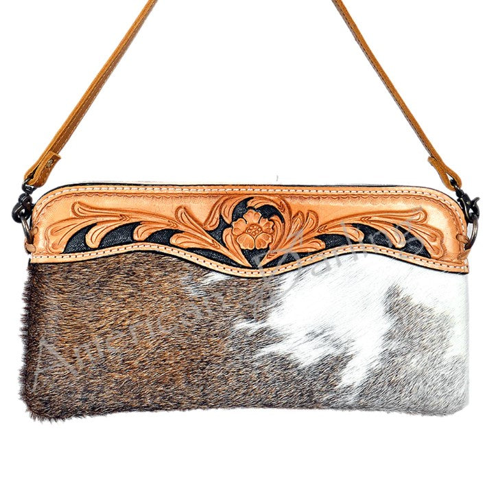 American Darling Cowhide Clutch