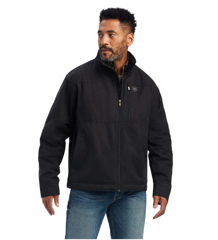 Ariat Mns Grizzly Canvas Insulated Jacket Black
