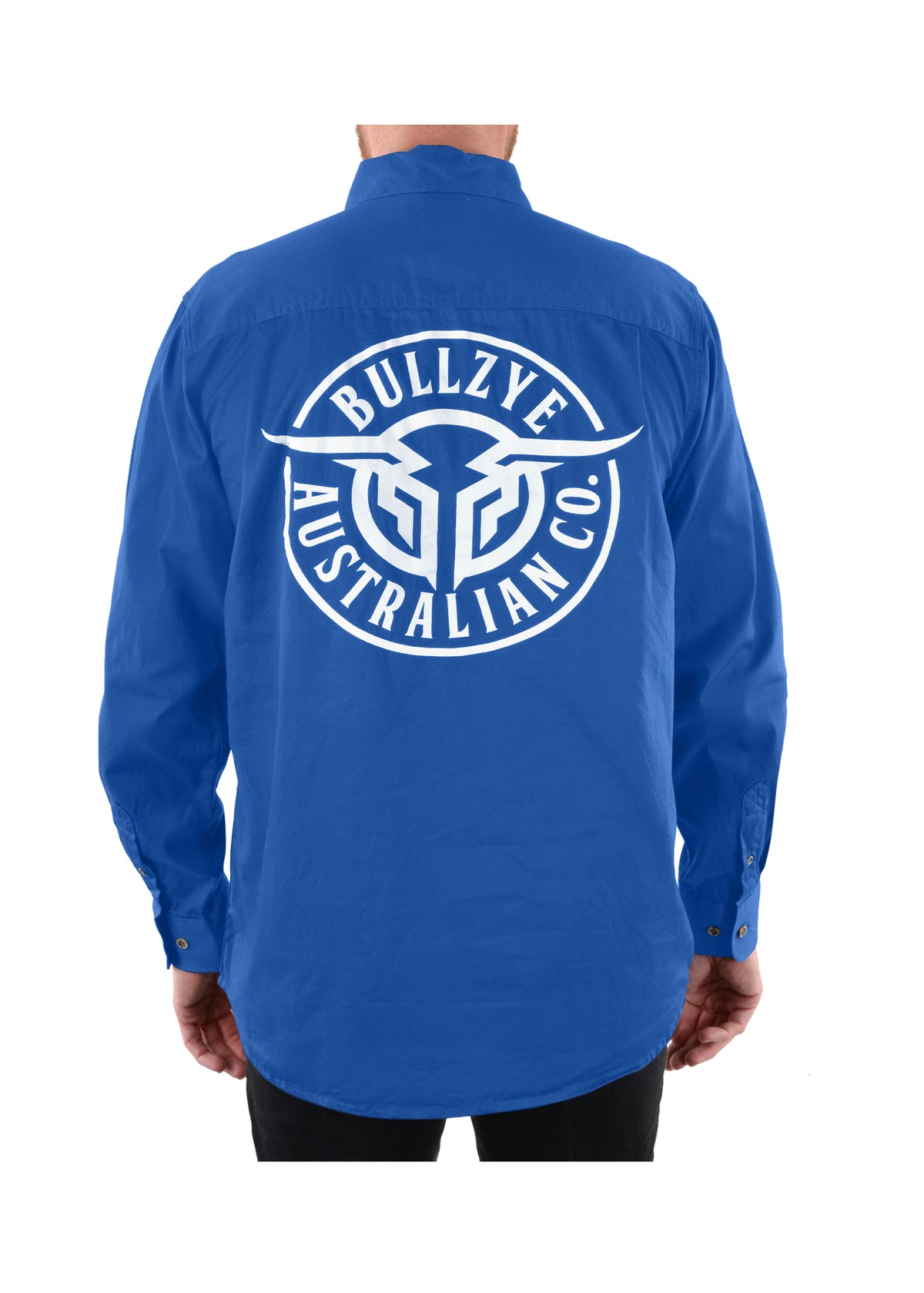Bullzye Mens Half Placket Work Shirt