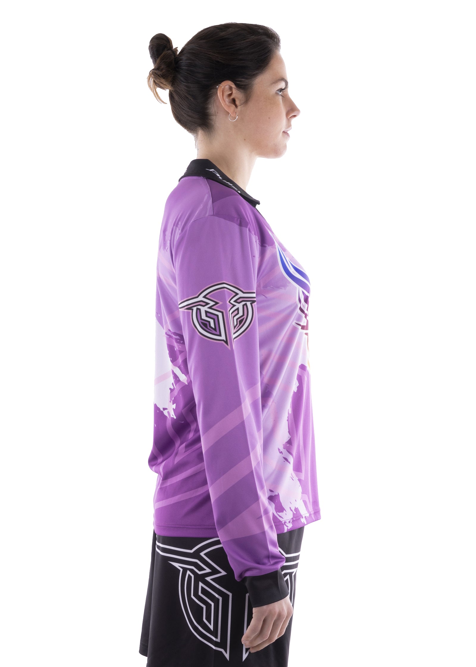 Bullzye Wmns Painted LS Tee