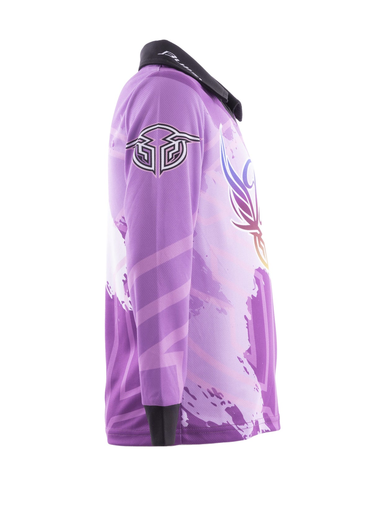 Bullzye Girls Painted LS Tee