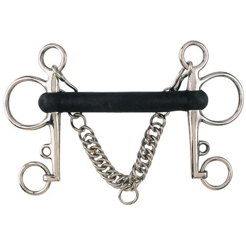 Hard Rubber Pelham Bit