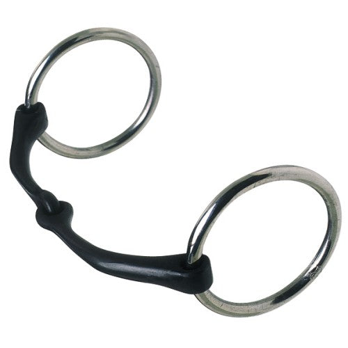 Oz Bitz Sweet Iron Snaffle w/Medium Mouth 3.5in Rings