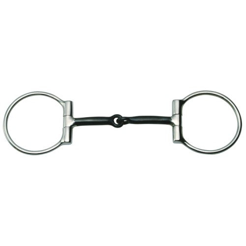 Sweet Mouth Offset Dee Snaffle Bit with Copper Dots