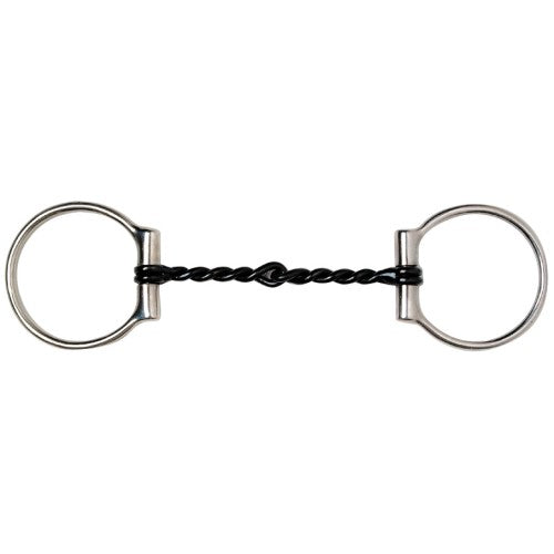 California Snaffle Bit with Twisted S/Iron Mouth
