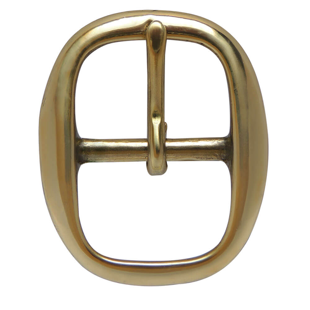 OVAL SWAGE BUCKLE BRASS