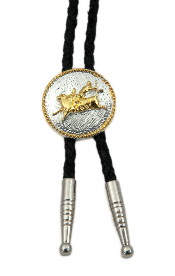Bull Rider Bolo Tie