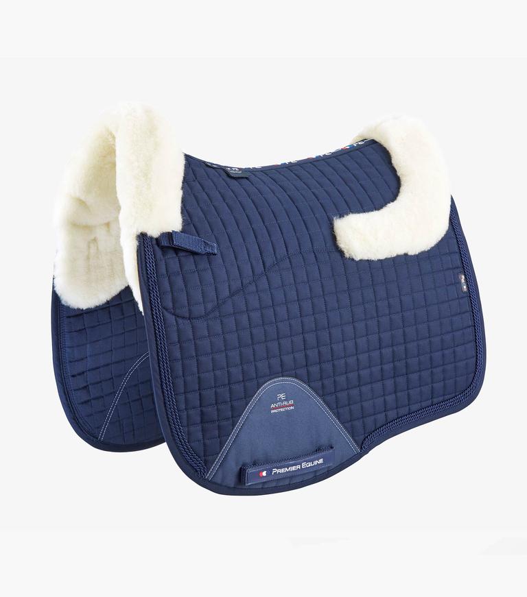 Premier Equine Close Contact Merino Wool European Saddle Pad - Dressage Square