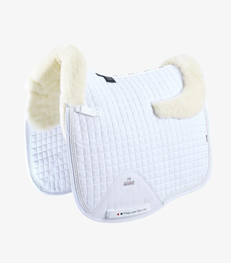 Premier Equine Close Contact Merino Wool European Saddle Pad - Dressage Square