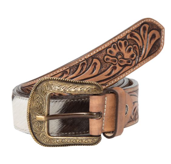 The Design Edge Tooling Leather Cowhide Belt