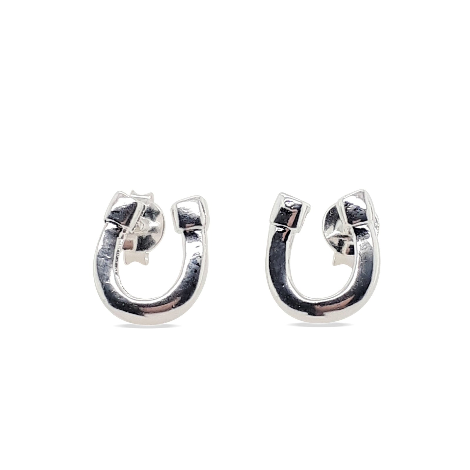 Earrings Ss Upright Horse Sho
