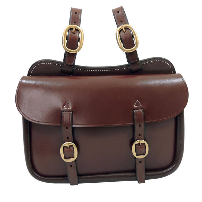 Tanami Small Square Saddle Bag - Solid Brass Fittings
