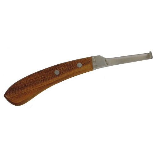 Ss Narrow Blade Hoof Knife Rosewood Handle Right Handed