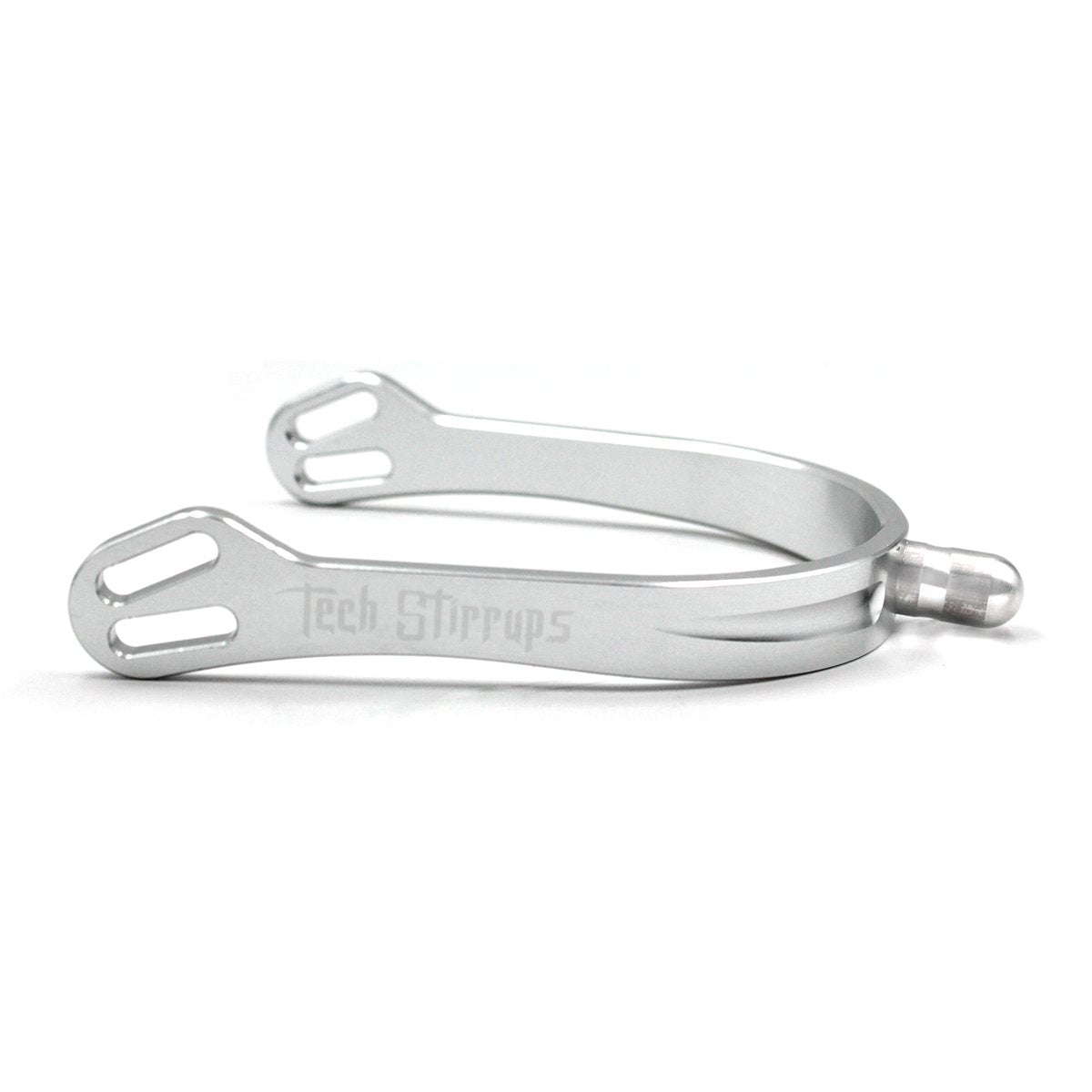 Tech Stirrups Florence Light Spurs Medium Silver (Matt) - EOFY Sale
