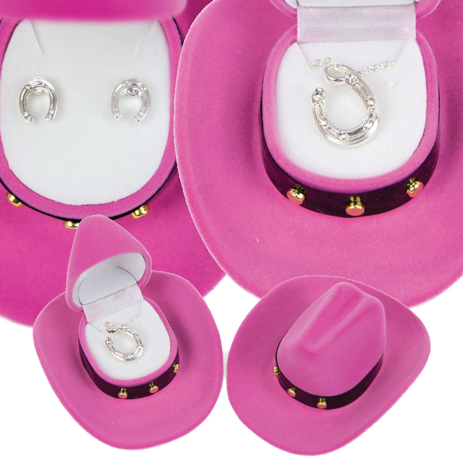 Horseshoe Jewelry Set Earrings And Necklace