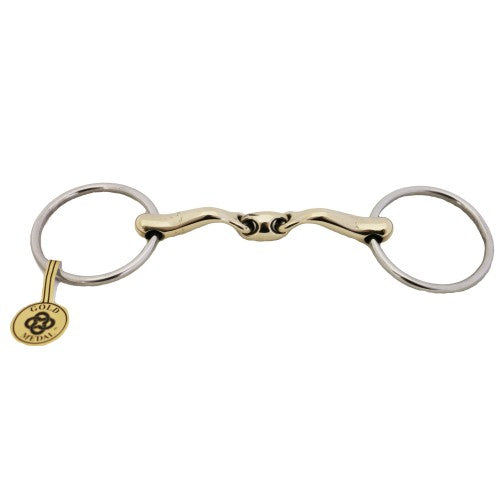 Angled Lozenge Loose Ring Training Snaffle