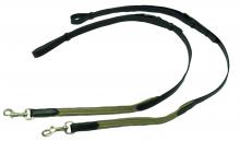 Leather Side Reins With Elastic