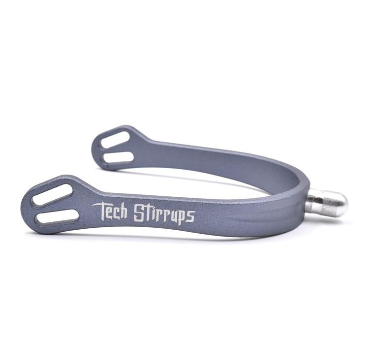 Tech Stirrups Florence Light Spurs Medium Titanium - Black Friday Sales
