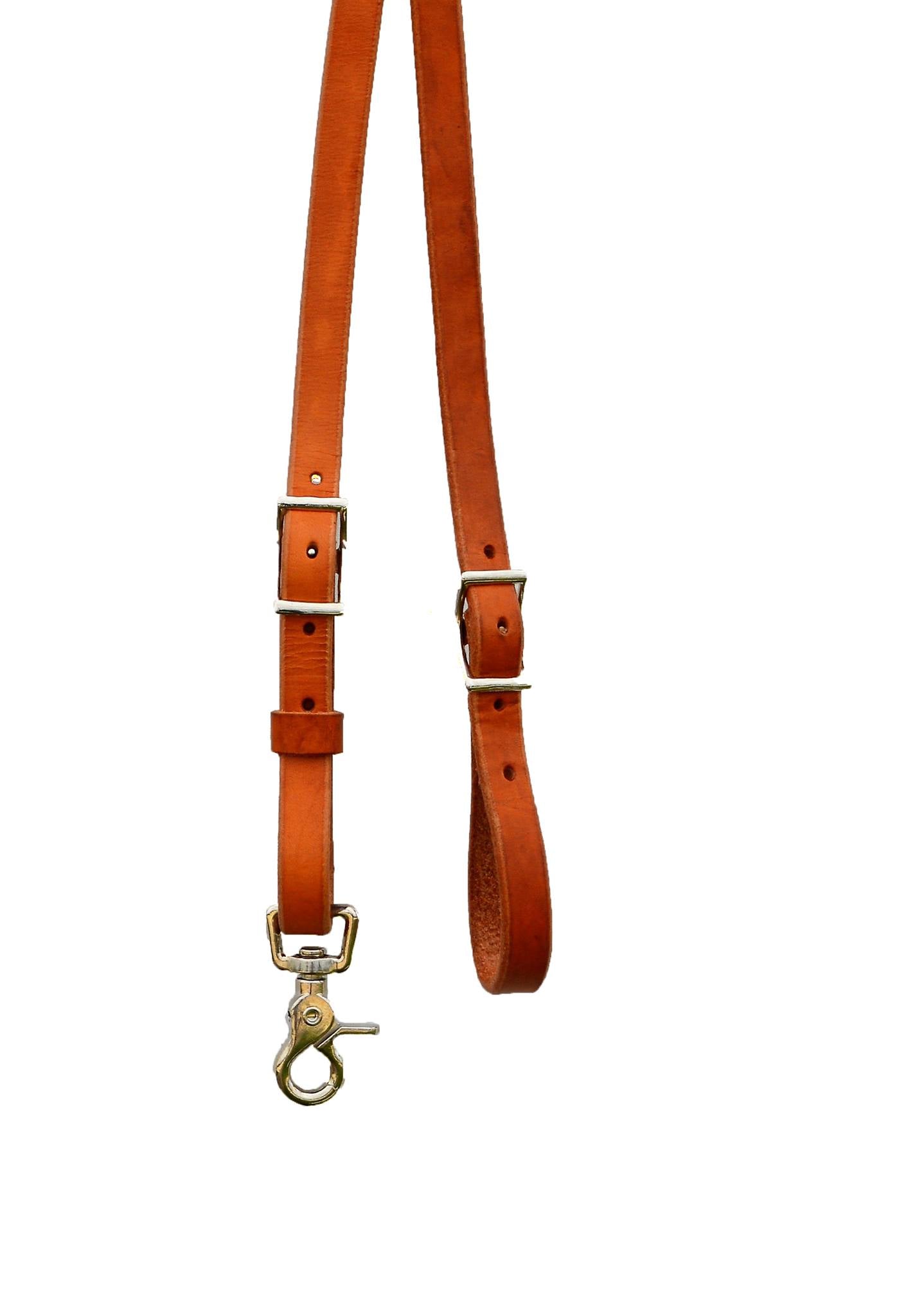 Ezy Ride Tie Down Harness Leather Brass Hardware