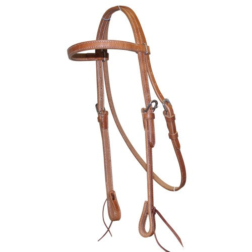 Fort Worth Leather Headstall Chestnut