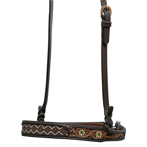 Fort Worth Antique Beaded Noseband