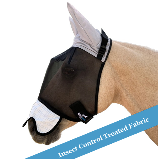 Wild Horse Fly Veil With Ir Ears And Rip Stop Nose