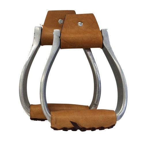 Fort Worth Oxboxs With Leather Treads | Horse Supplies - Stirrup Irons | Saddleworld Ipswich