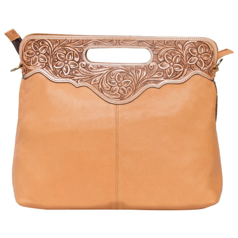 The Design Edge Cusco Tooling Leather Cowhide Bag