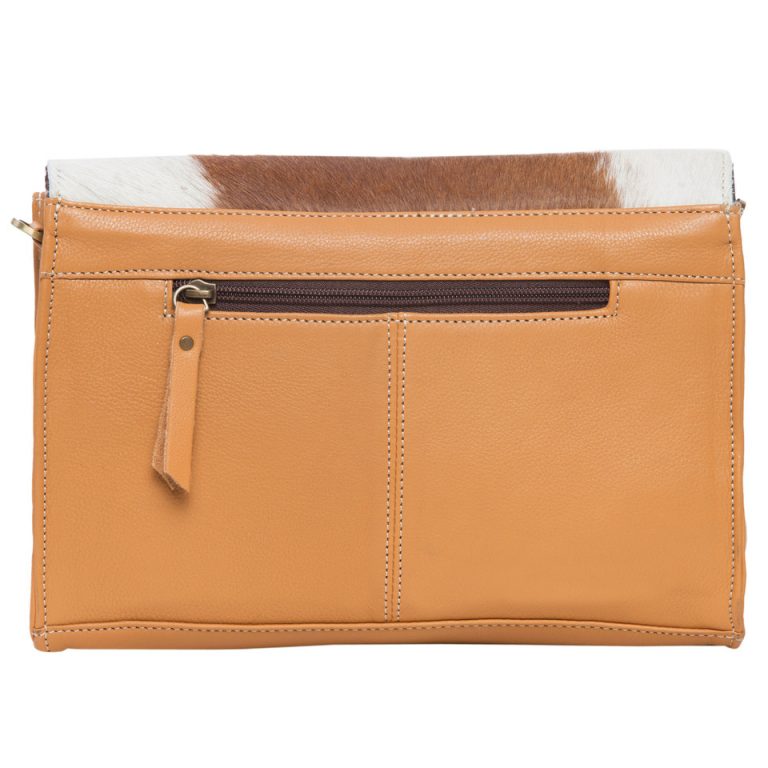 The Design Edge Valencia Tooling Leather Rectangular Flap Bag