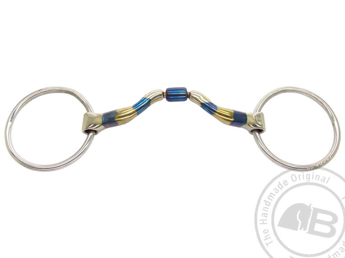 Bomber Bits Loose Ring Bradoon Poted Barrel B14