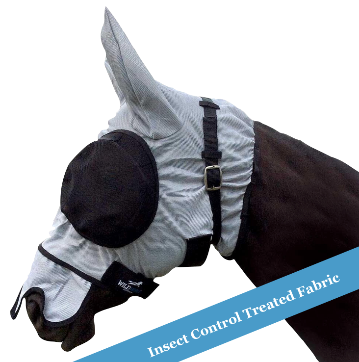 Wild Horse Insect Control Mesh Fly Mask