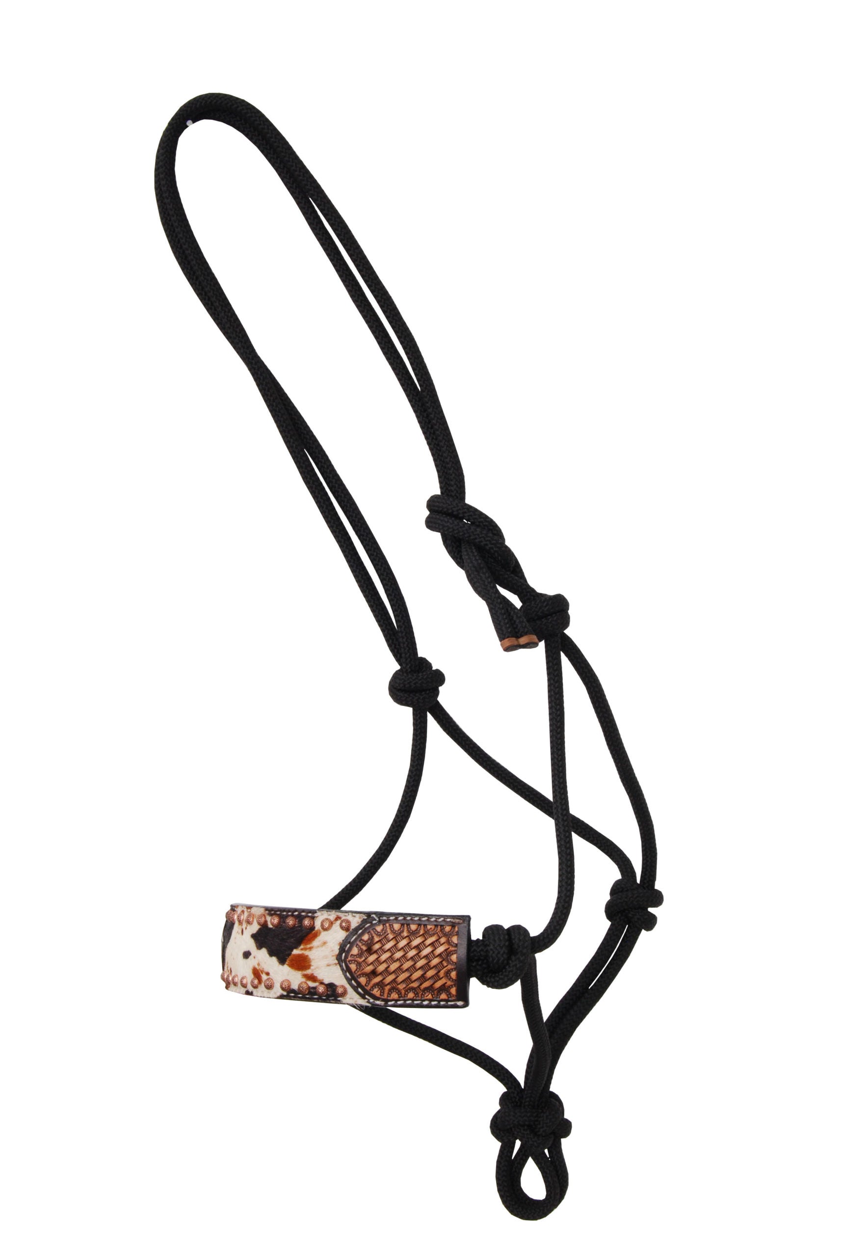 Rafter T Ranch Rope Halter with Tooling