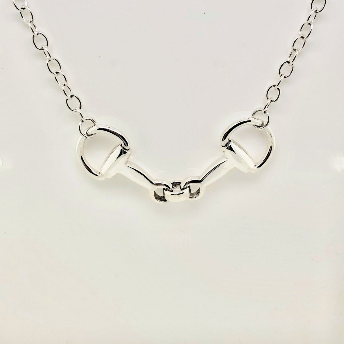 Necklace Ss Horse Bit And Chain | Giftware - Jewellery | Saddleworld Ipswich